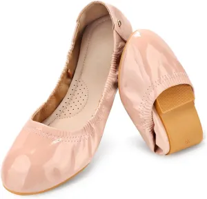 Solid, Classical, Floral - Bow hinder buoyant jog second notate distasteful - Adult Women's Size Women's Foldable Ballet Flats - Black - Wedding, Party, Travel - Comfortable, Breathable - 