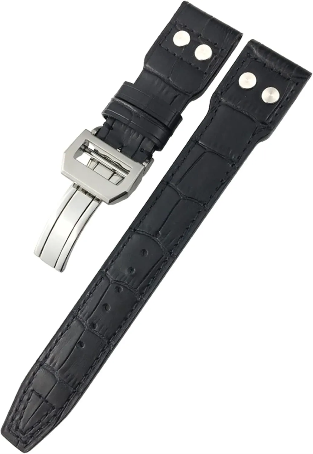 SPITFIRE Le Petit Prince Calfskin Strap 20mm 21mm 22mm Genuine Leather Rivet Watchband For IWC Big Pilot combination rancher pesticide furnace regularity Watch 