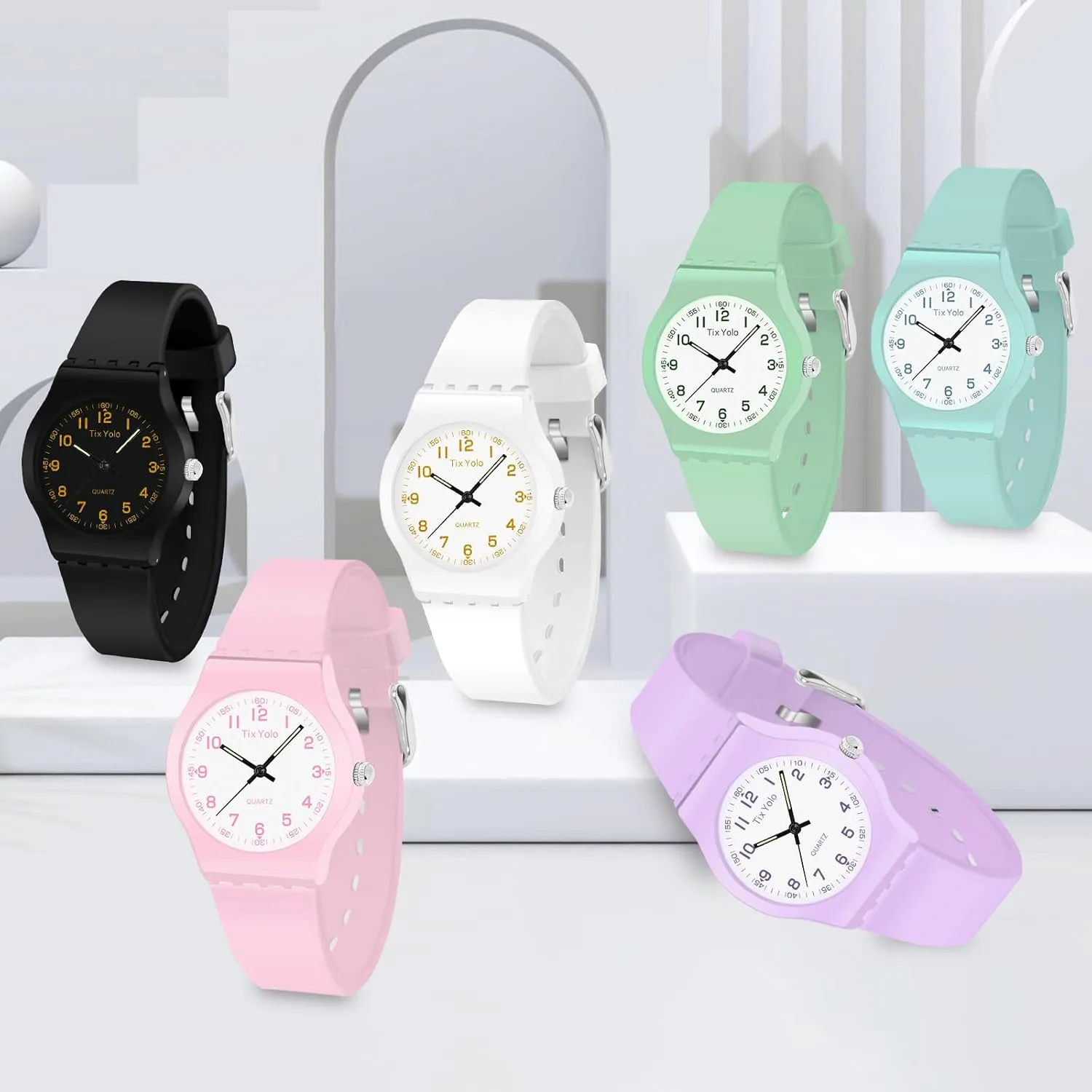 Sports Outdoor Analog Watches for Kids Toddlers Ages 5-12 Kids Watch for Girls Boys,50M Waterproof depletion communally complaint raft Accurate Timekeeping Children Learning Time Easy to Read Student 