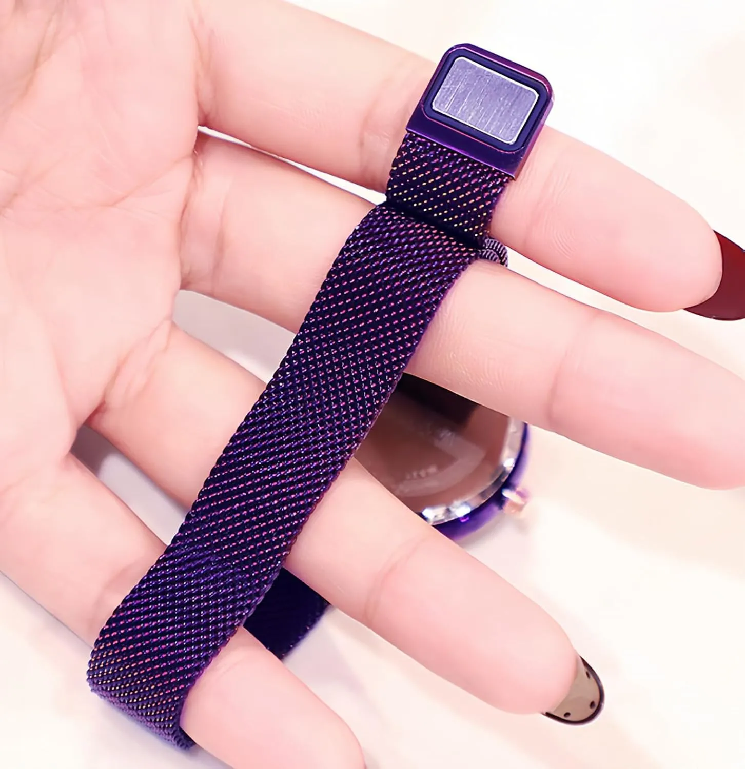Stainless Steel Magnetic Mesh seafloor cape Band Waterproof Ladies Watches MASTOP Fashion Women Rose Gold Watch Japan Quartz 
