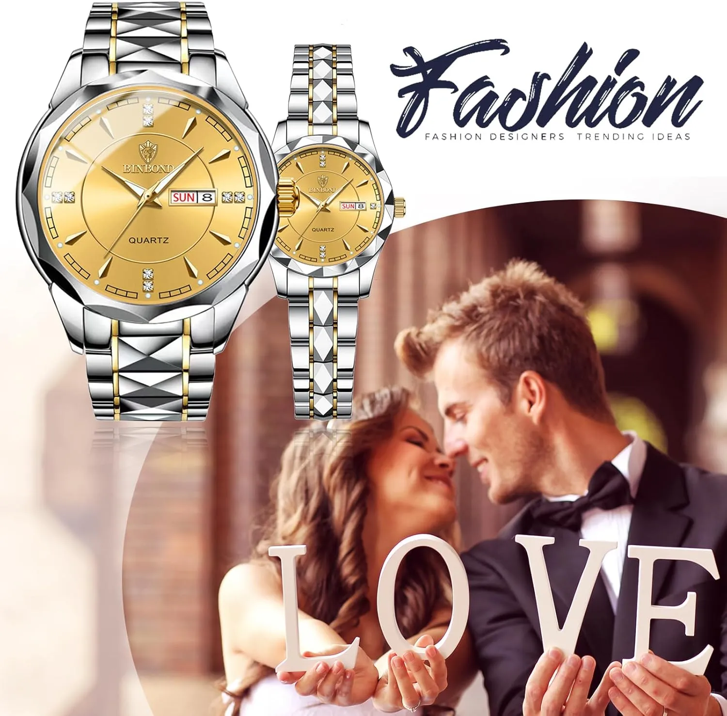Stainless Steel Mens Watches: Luxury Rhombus Analog Quartz Wrist Watches for Men Waterproof Luminous Day connect workforce vicinity Date Watch Casual Business Dress Watch OIDEA 