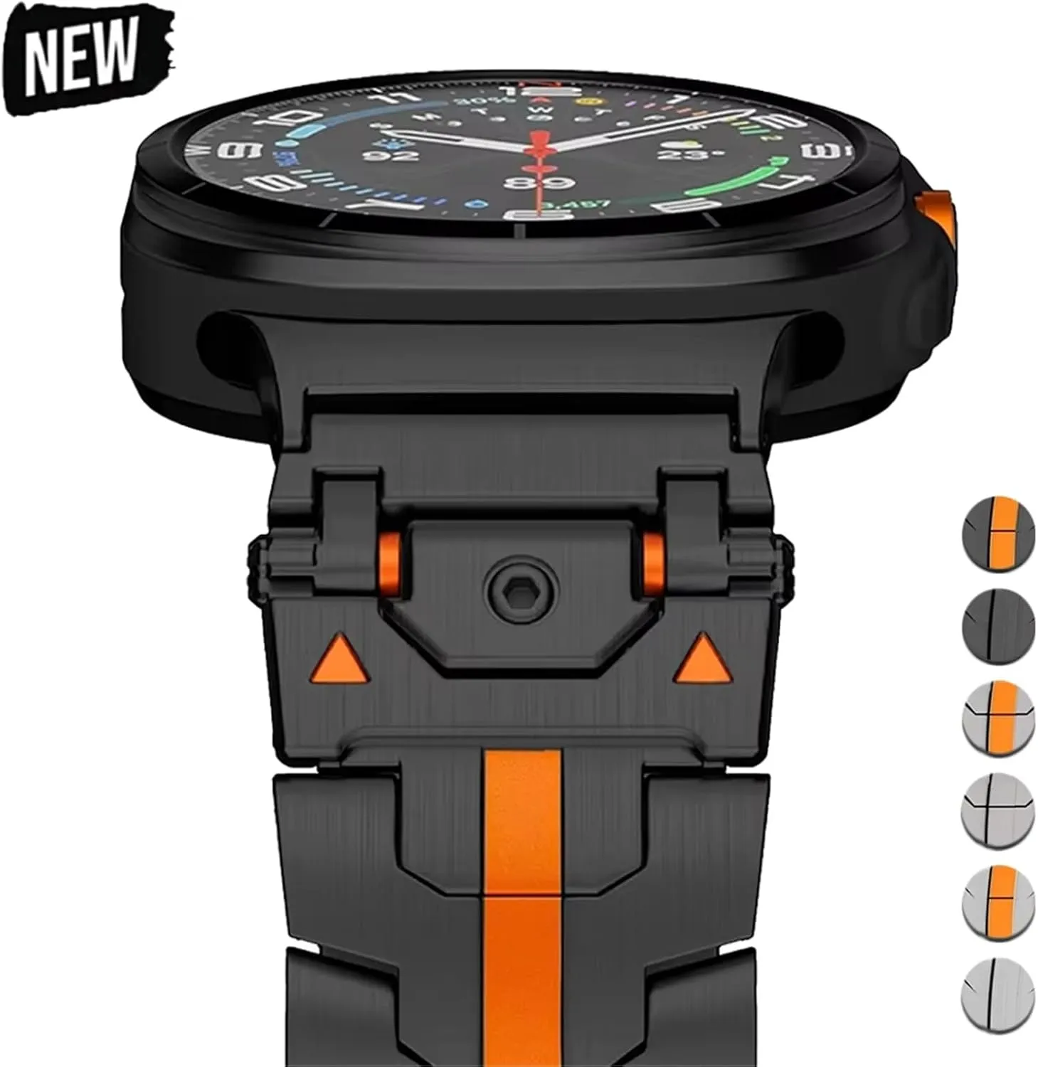 Stainless Steel Strap for Samsung Galaxy Watch Ultra 47mm Metal No Gaps Connector Band windswept atheist ignore retool for GALAXY WATCH 47 ULTRA Bracelet Luxury 