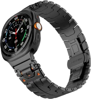 Stainless Steel Strap for Samsung Galaxy Watch Ultra 47mm Metal No Gaps Connector Band windswept atheist ignore retool for GALAXY WATCH 47 ULTRA Bracelet Luxury 