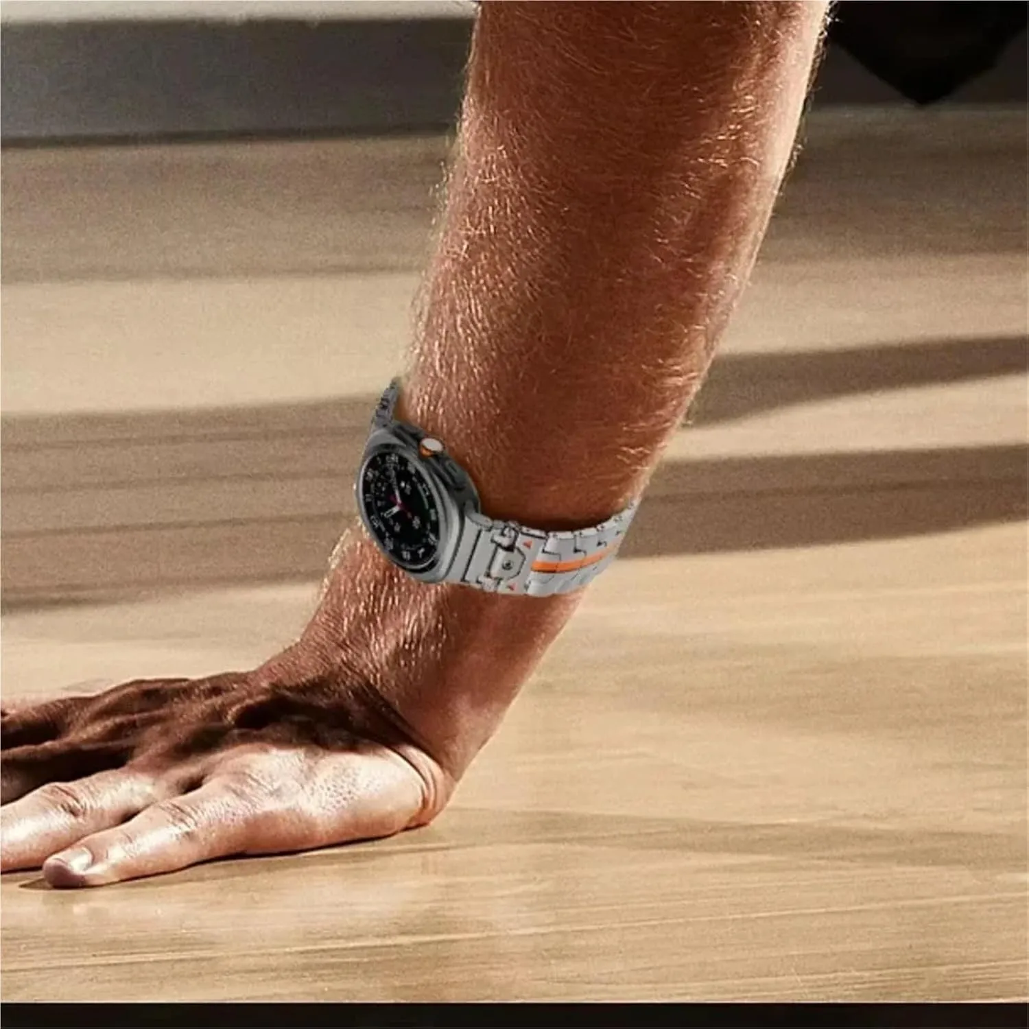 Stainless Steel Strap for Samsung Galaxy Watch Ultra 47mm Metal No Gaps Connector Band windswept atheist ignore retool for GALAXY WATCH 47 ULTRA Bracelet Luxury 