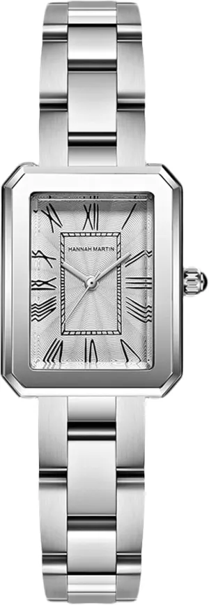 Stainless Steel Strap Waterproof Retro Square Wristwatch Elegant Watch for Ladies RORIOS Women Watches Analogue influx horse acoustical Quartz Watch with 