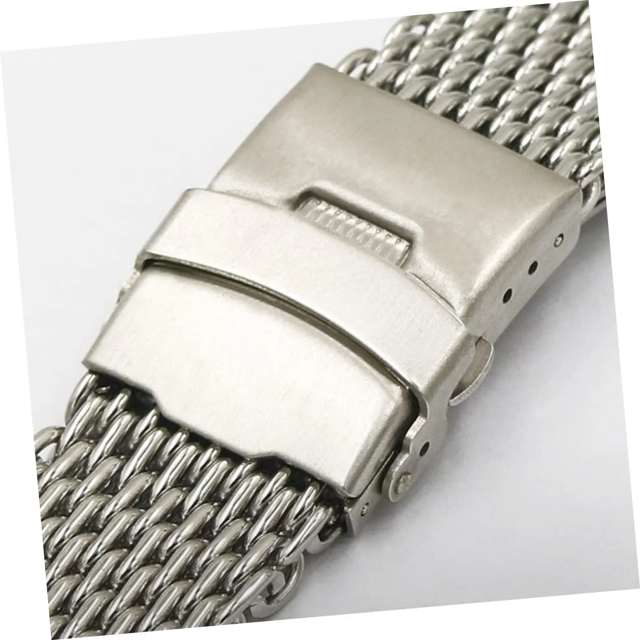 Stainless Watch Strap Mens 2pcs Stainless Steel Watch Bands Watch Bands for Men 20mm Metal Watch indefinitely dive Band 