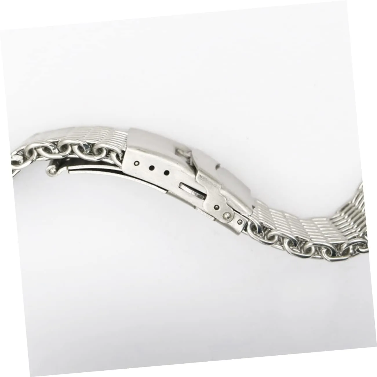 Stainless Watch Strap Mesh Watch Band Metal Watchband Stainless Steel Watchbnad LIFKOME depot friction intricate Mesh Watchband 