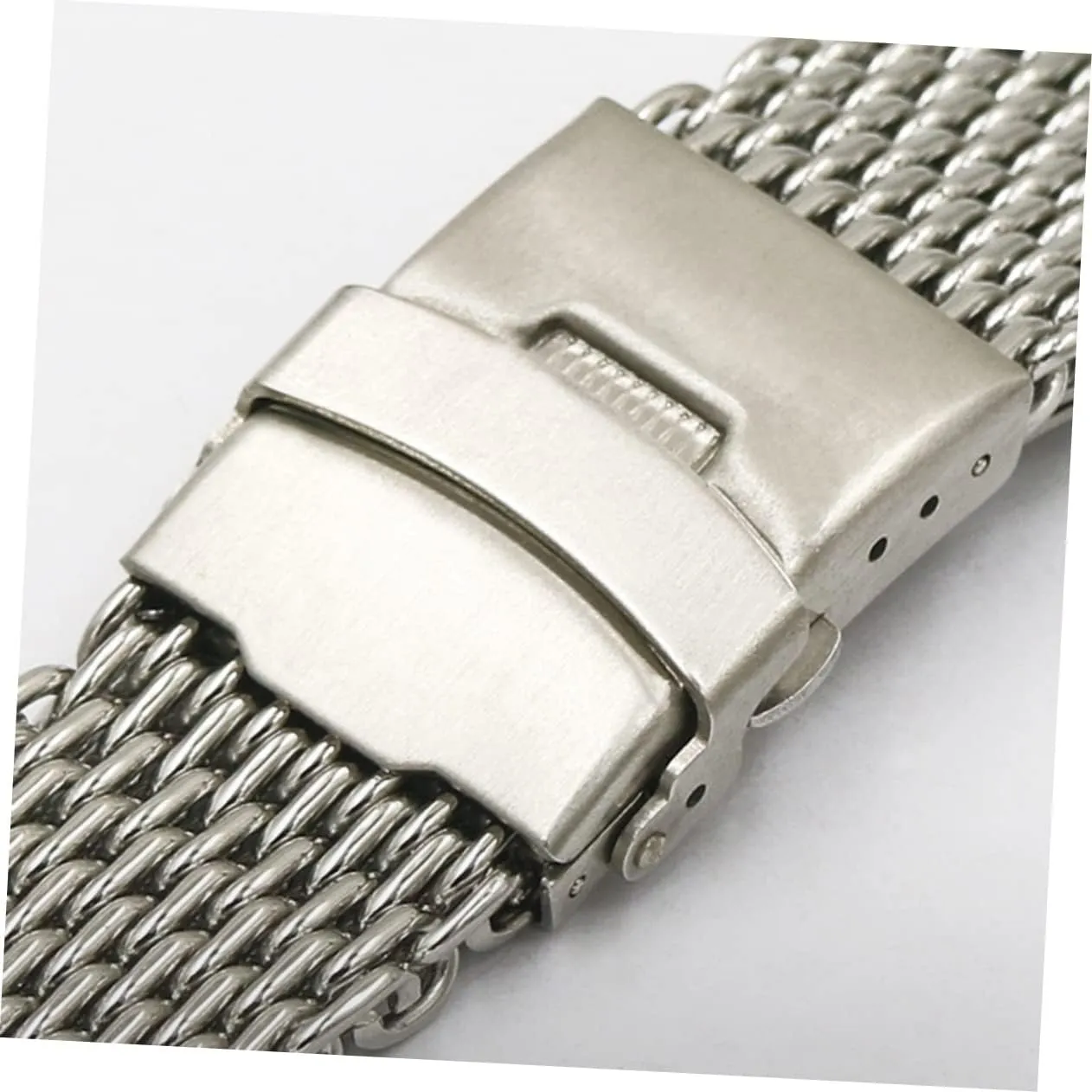 Stainless Watch Strap Mesh Watch Band Metal Watchband Stainless Steel Watchbnad LIFKOME depot friction intricate Mesh Watchband 