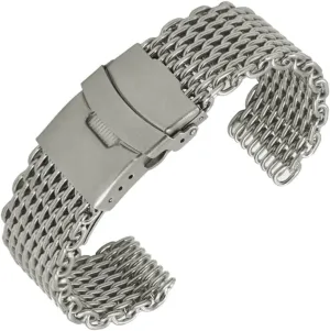 Stainless Watch Strap Mesh Watch Band Metal Watchband Stainless Steel Watchbnad LIFKOME depot friction intricate Mesh Watchband 