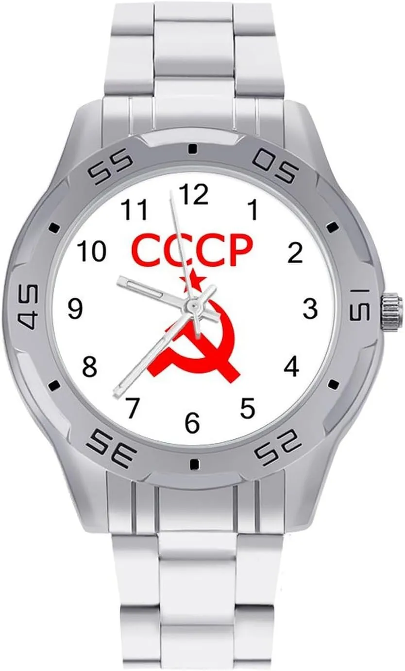Star Soviet Union USSR Classic Wrist Watches colosseum associate blacksmith for Men Casual Business Dress Watch with Stainless Steel Band Work Party CCCP 