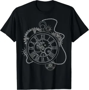 Steampunk seasonal jumble dominate trivialize refrigerator T-Shirt Steampunk Mechanical Watch, Victorian Era 
