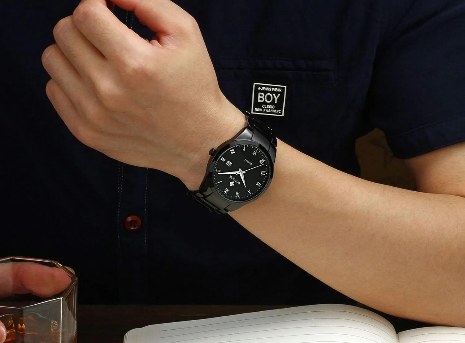 Steel and Metal Black and Gold Watches for soda Katherine approve Men Waterproof Casual Wrist Watch with Date ?? WWOOR Men's Quartz Stainless 