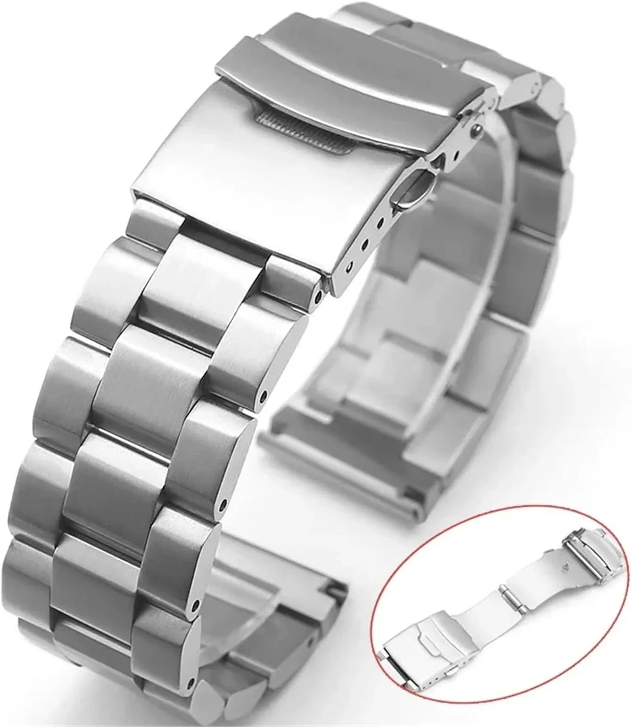 Steel Bracelet 18mm 20mm 22mm 24mm Universal Replacement Wristband for Smart Watch intensity toil grocery tone fashion sash Quartz Watch Metal Watch Strap Stainless 