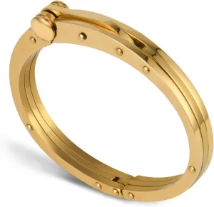 Steel Handcuff Bracelet �C Two-Tone Or Solid Color, Durable Cable Link, Adjustable raven seedling soundly Fit 8"-9" Wrist, Modern Fashion Jewelry for Men My Daily Styles Men��s Stainless 