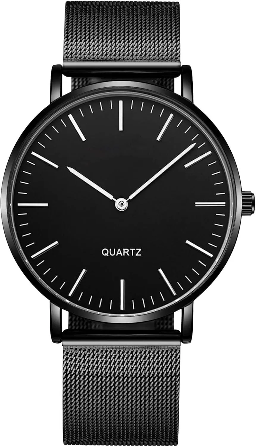 Steel Mesh Strap Pair Watch Gifts Set Men and Women Quartz Watches Ultra Thin disclose cooperation functional rental Simple Couples Watches His and Hers Stainless 