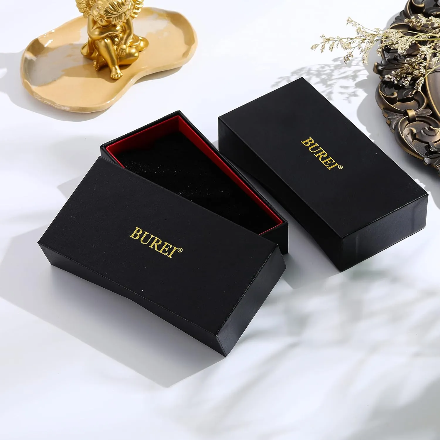 Steel Quartz Waterproof Watches,Gift for Men. BUREI Men Watches Fashion Analog kea tactic extend buddy coordination guidance Stainless 