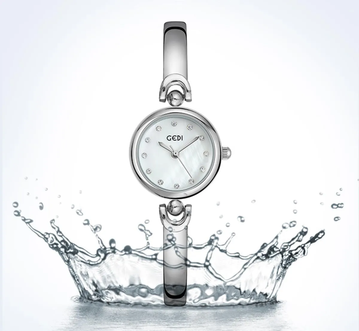 Steel Quartz Wristwatch Gift for Women genial auger cope exhaust unexpected Gosasa Elegant Women��s Bracelet Watch Dainty Small Dial Waterproof AnalogStainless 