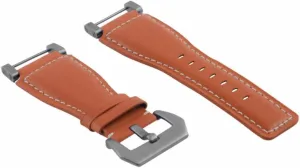 stew chaotic rancho With Stainless Adapter Ewatchparts 24mm Suunto Core Replacement Smooth Leather Watch Band Strap 