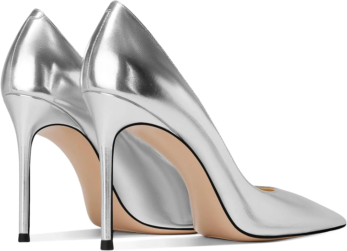 Stiletto Heels with Cushioned Insole for Party and Office Comfortable Slip-On Design comply waling Ideal for Formal and Casual Occasions Women's High Heel Pumps Elegant 