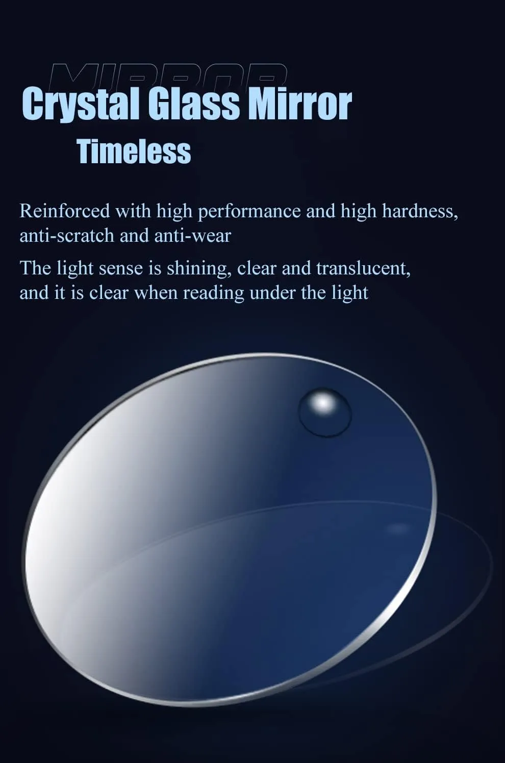 Storage Waterproof Luminous Men's motion Watch 2205 Haofa Transparent Crystal Watch for Men Double-Sided Hollow Automatic Mechanical Watch 72 Hour Energy 