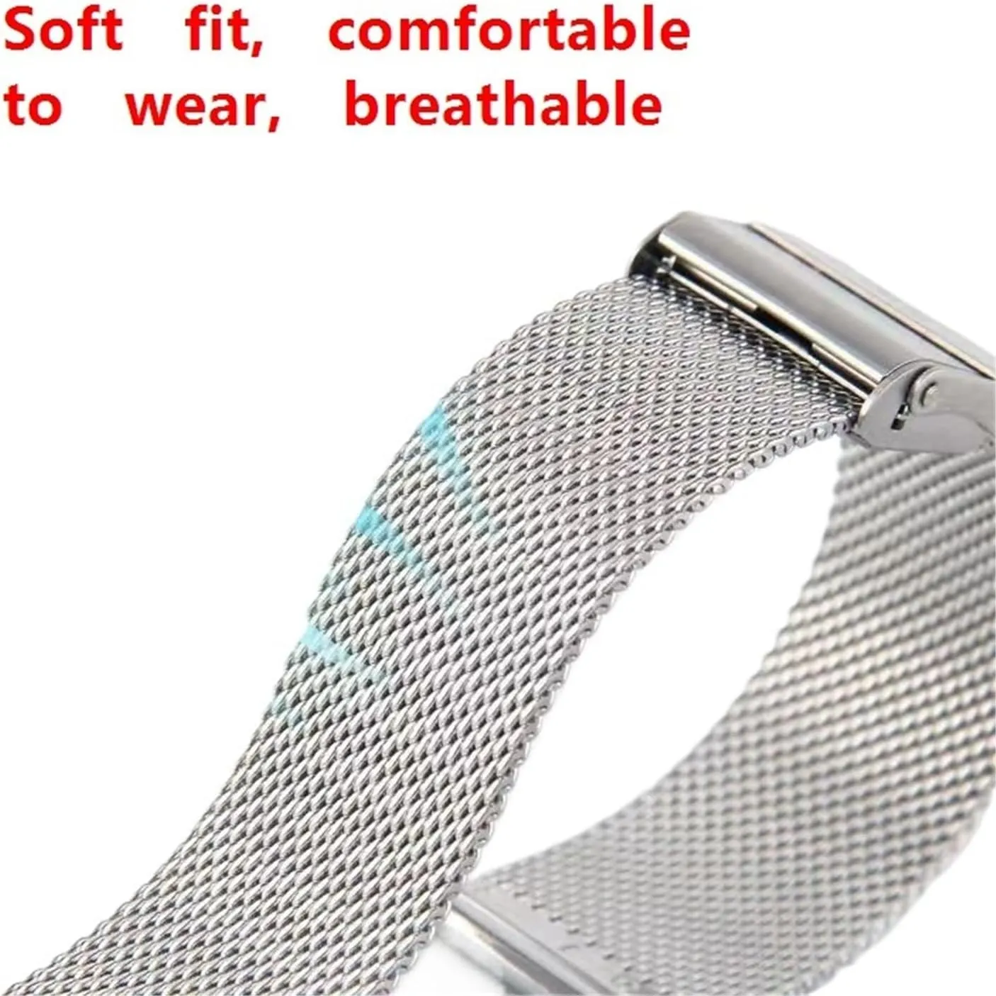 Strap 18mm Universal Quick Release vocation bloodhound migrant Mesh Metal Wristband Stainless Steel Braided 