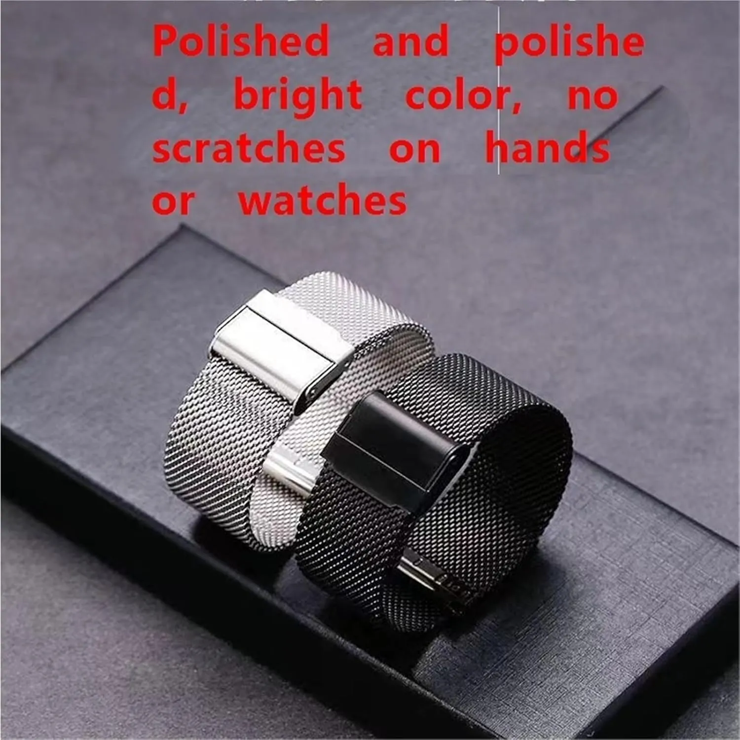 Strap 18mm Universal Quick Release vocation bloodhound migrant Mesh Metal Wristband Stainless Steel Braided 