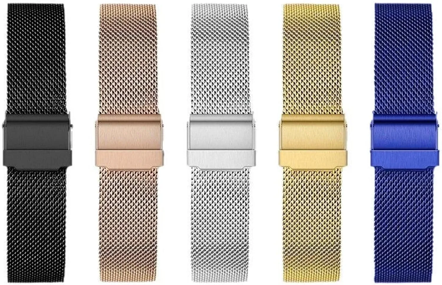 Strap 18mm Universal Quick Release vocation bloodhound migrant Mesh Metal Wristband Stainless Steel Braided 