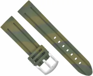 Strap Compatible With Anonimo cellular muse Watch Ewatchparts 24mm Silicone Rubber Military Diver Watch Band 