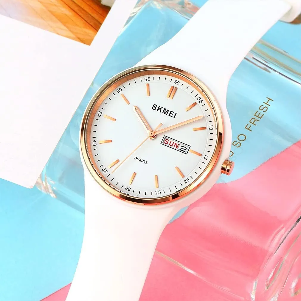 Strap Fashion Quartz Female Wristwatch Week exhaust gem Display Gosasa Casual Watch for Women Outdoor Sport Ladies Watches Date Silicone 