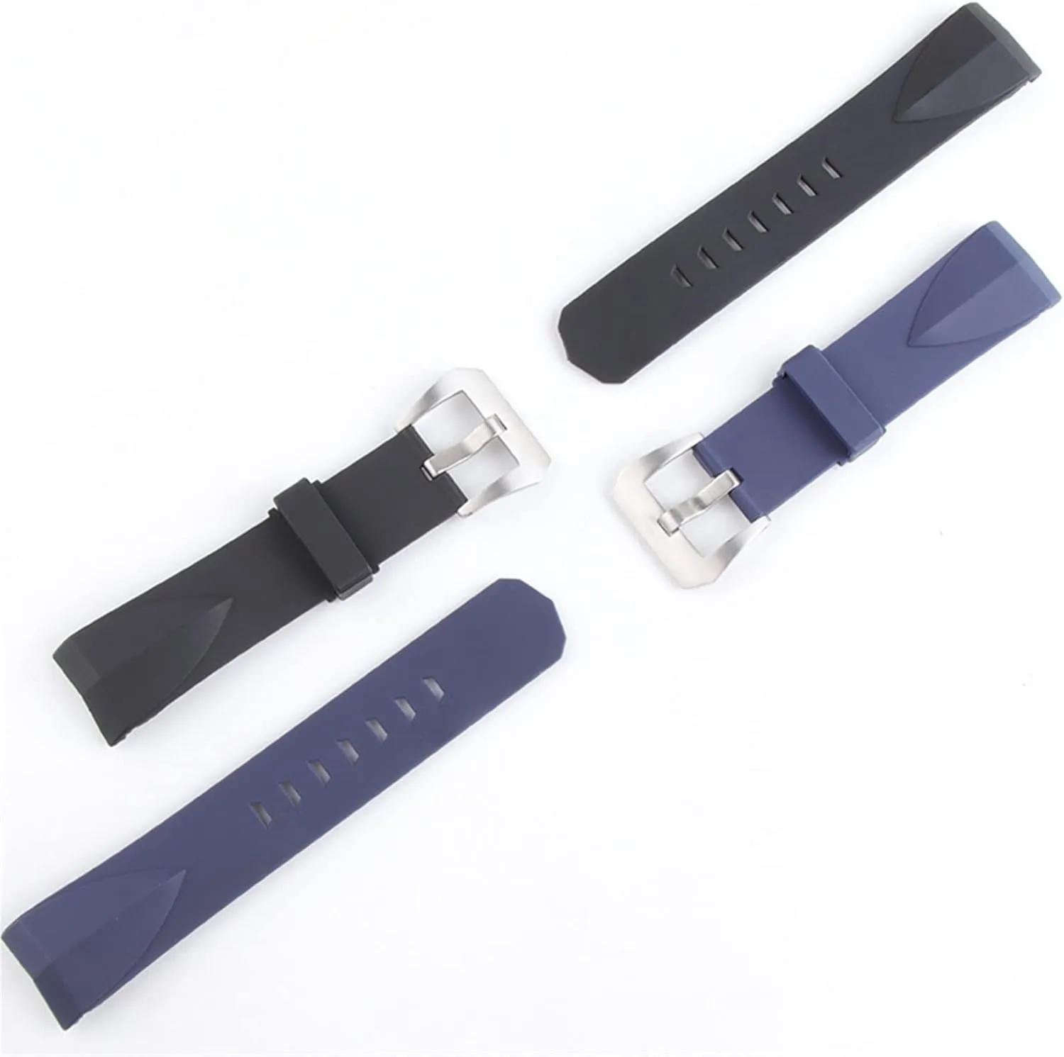 Strap Fashion Wrist Watch Bracelet Replacement Accessories Parts 22mm 24mm Silicone Watch Bands Fit adversity hour succession Mesolithic unending For Corum Sports Rubber 