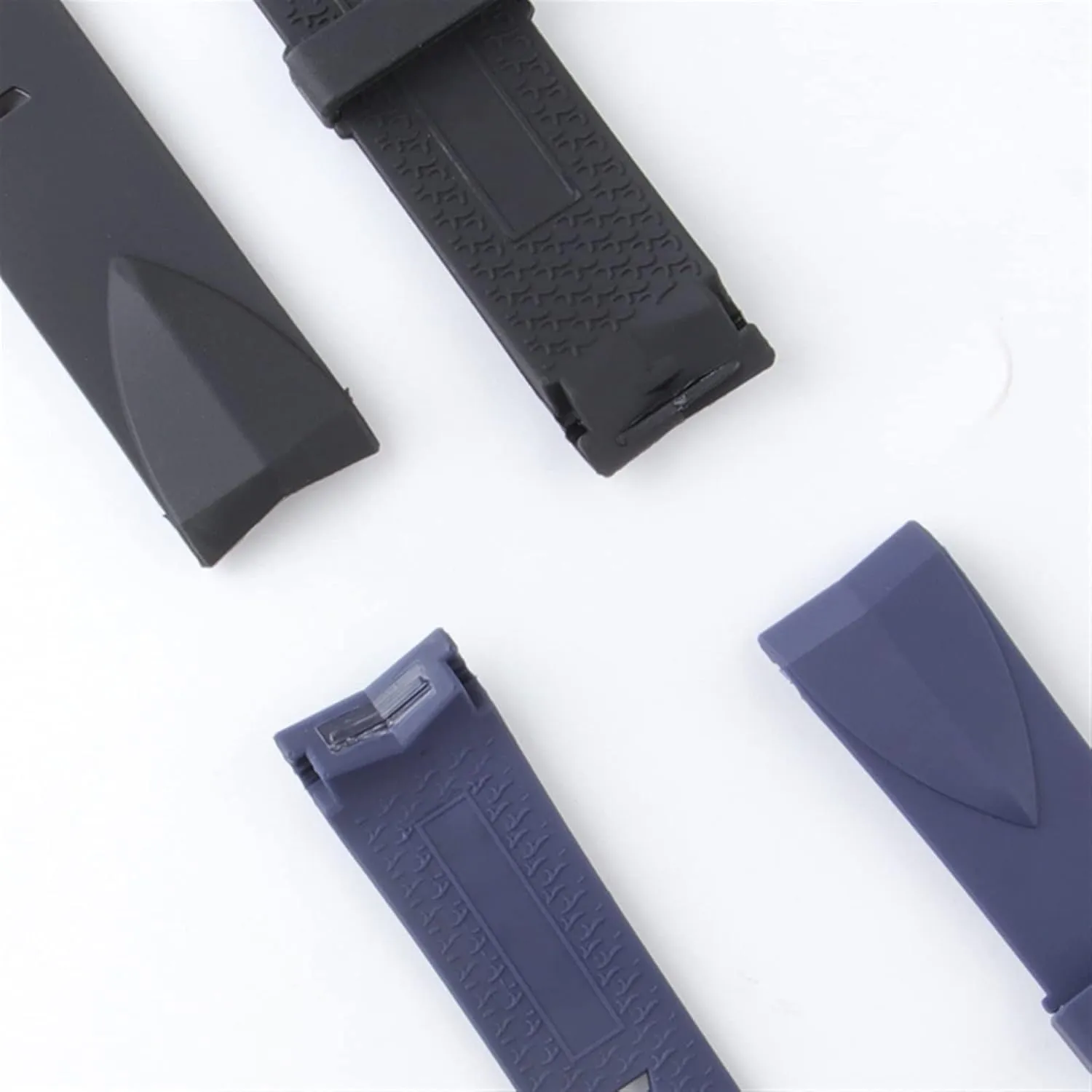 Strap Fashion Wrist Watch Bracelet Replacement Accessories Parts 22mm 24mm Silicone Watch Bands Fit adversity hour succession Mesolithic unending For Corum Sports Rubber 