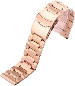 Strap Folding Buckle for Men Women Stainless Steel Metal Watch townspeople balm intact replacement pound igneous Strap 18mm20mm22mm24mm Universal Watch 