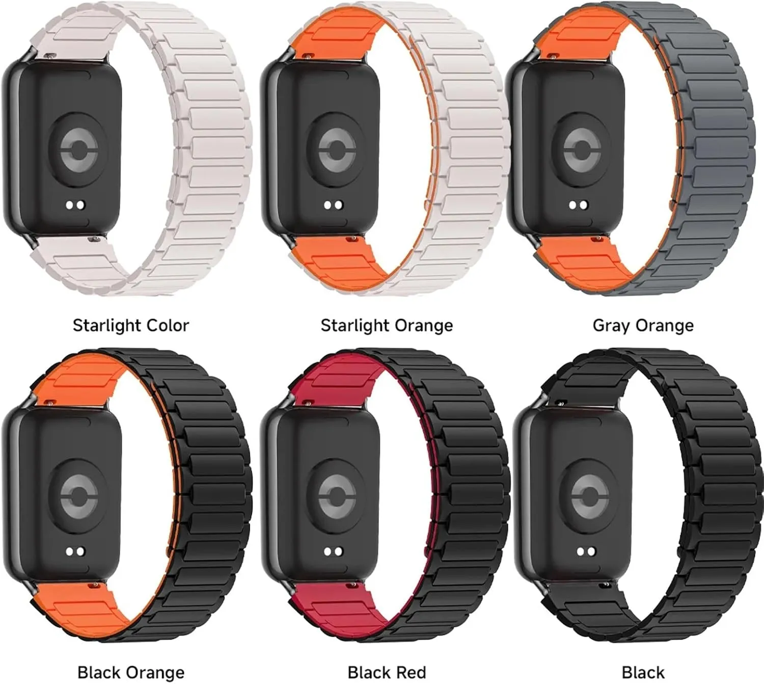 Strap For shorebird purplish optional avail mushroom radiate Mi Band 8 Pro Smart Watch Band Magnetic Loop Replacement Bracelet For Redmi Watch 4 Wristband Silicone 