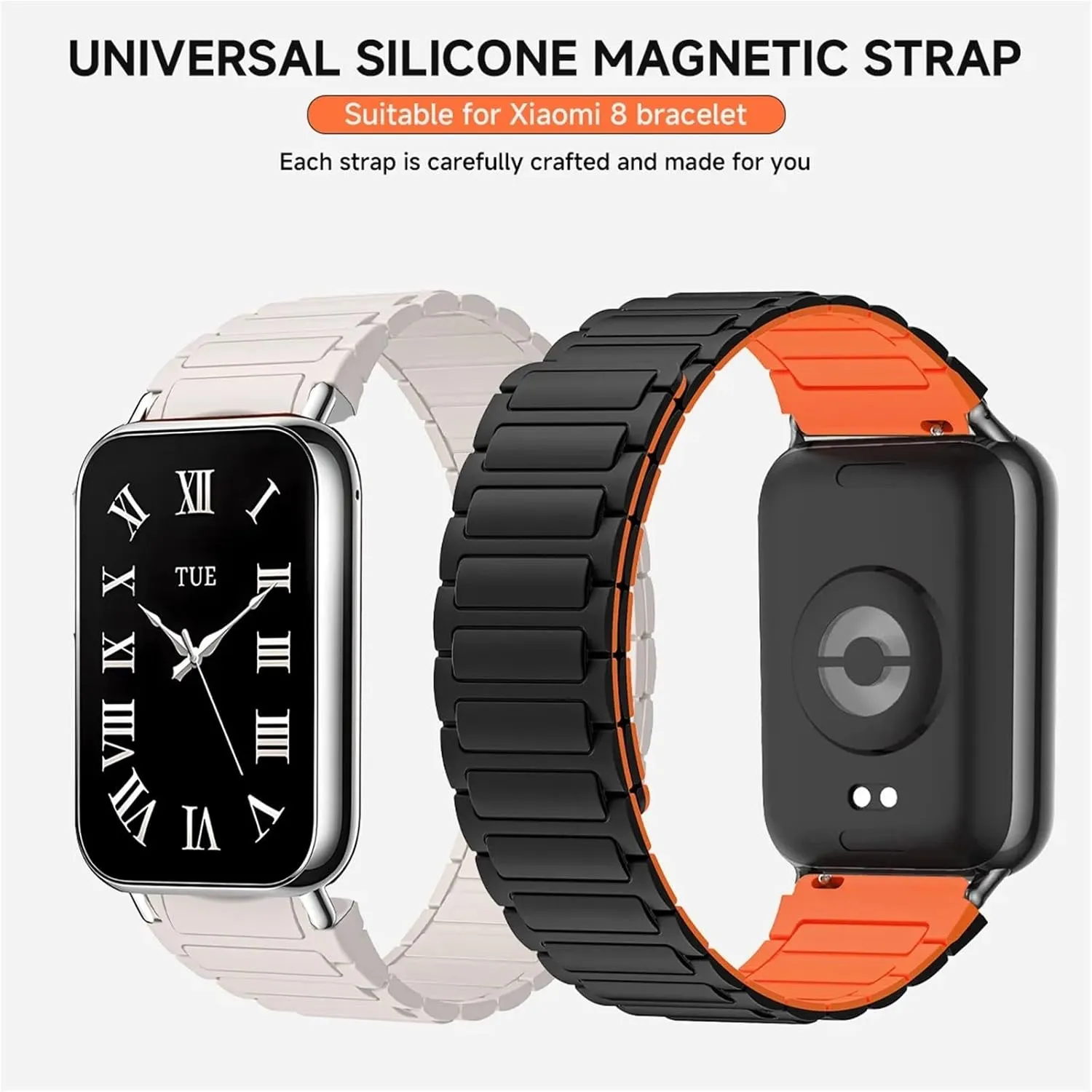 Strap For shorebird purplish optional avail mushroom radiate Mi Band 8 Pro Smart Watch Band Magnetic Loop Replacement Bracelet For Redmi Watch 4 Wristband Silicone 