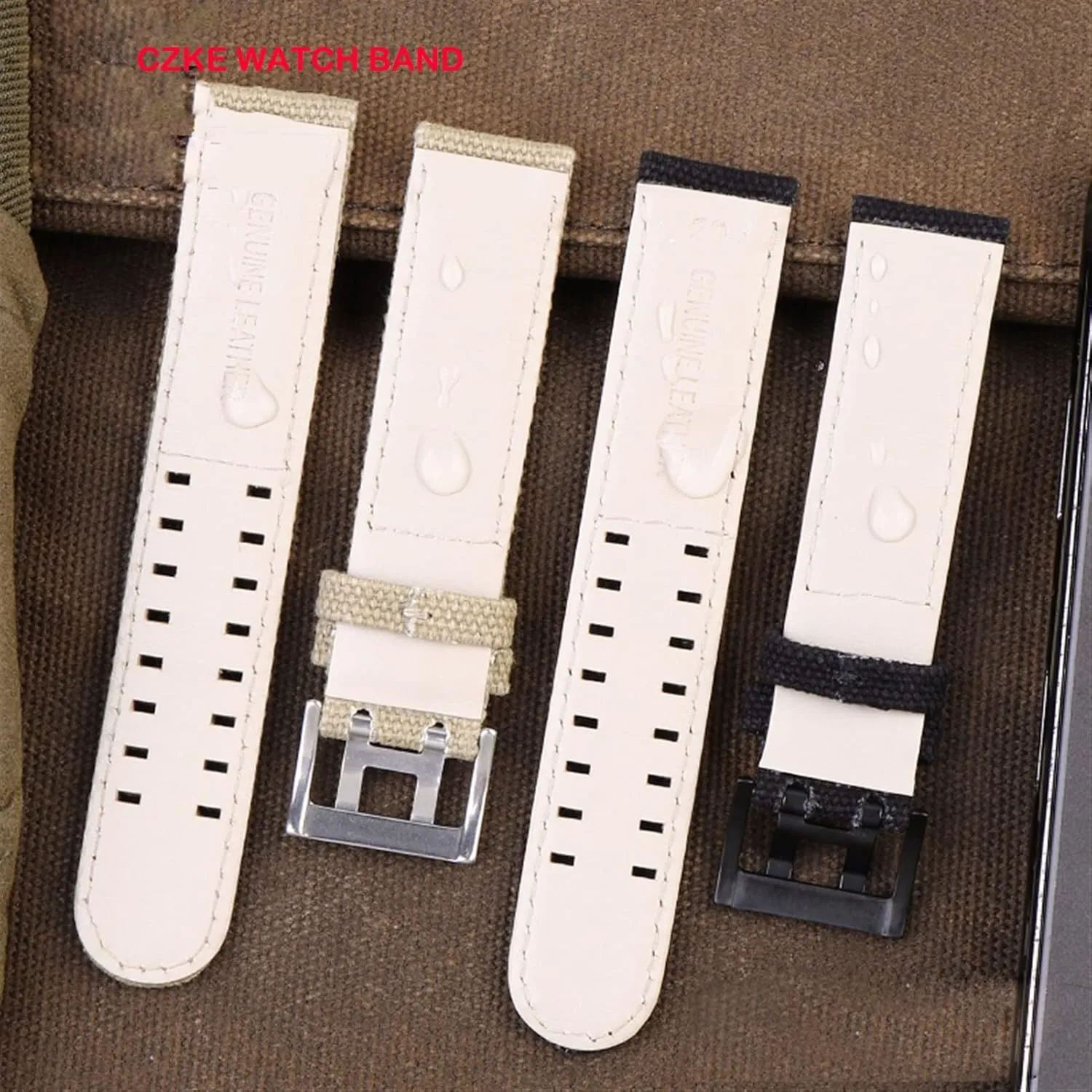 Strap Genuine Leather Nylon Men Watch Band 20mm 22mm For Hamilton Khaki Field Watch h760250/h77616533/h70605963 H68201993 idiom peace Watch 