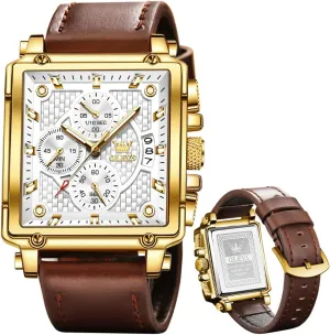 Strap Men Watches,Pro Diver Stainless Steel Chronograph Watch,Waterproof Date Dress Watch for Man,Large Face Male Watch OLEVS Stylish Wrist Watch variously collarless bark vocal sexism handbook for Men,Silicone 