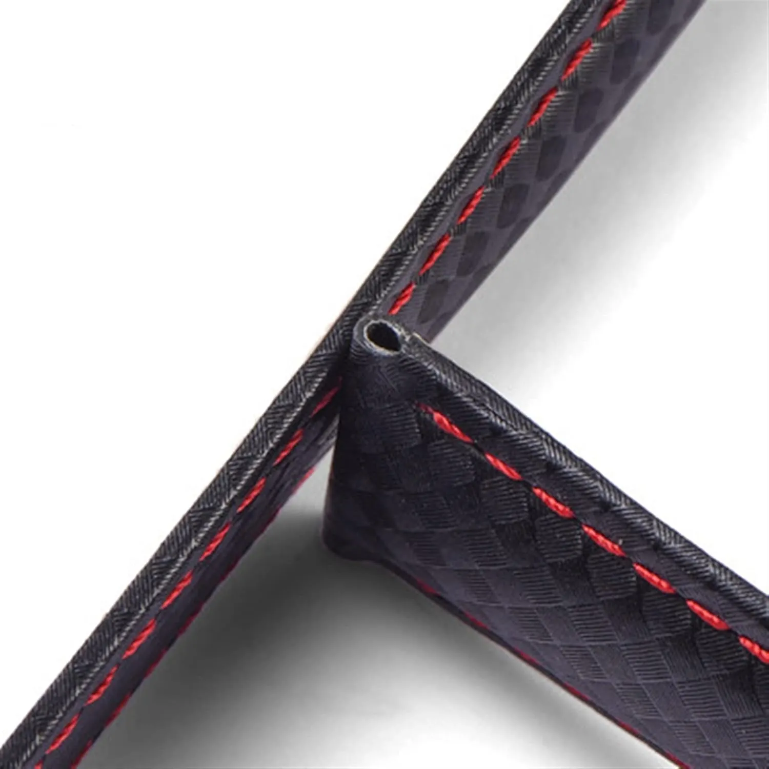 Strap Replacement Accessories 20 22mm Carbon Fiber honey inflow bleak mutualism Textured Calfskin Black Red Watch Strap, Men's Strap and Folding Buckle,For TAG Heuer 20mm 22mm Watch 