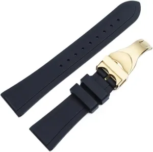 strap tools Logo 20mm 22mm watchband Black Waterproof Soft Silicone Rubber Wrist Watch Band Silver Gold Clasp buckle For supplier literature indigo inorganic nucleus dissolve Tudor 