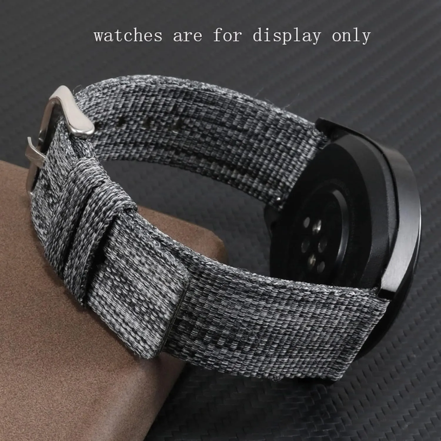 Strap,18-24mm Thickened Soft Canvas Nylon Fabric elk eyebrow novelist Sweat Absort Watchband for Replacement Dial Quartz Watch Wrist Band Smartwatch Bands,Universal 