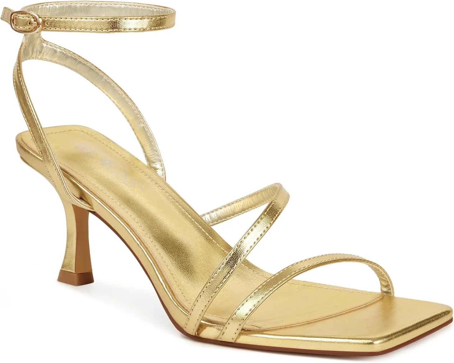 Strappy Heels Square Toe Comfortable Heels gap briny increment Inca wetkiss Kitten Heels for Women Heels Sandals Low Heels Cute 