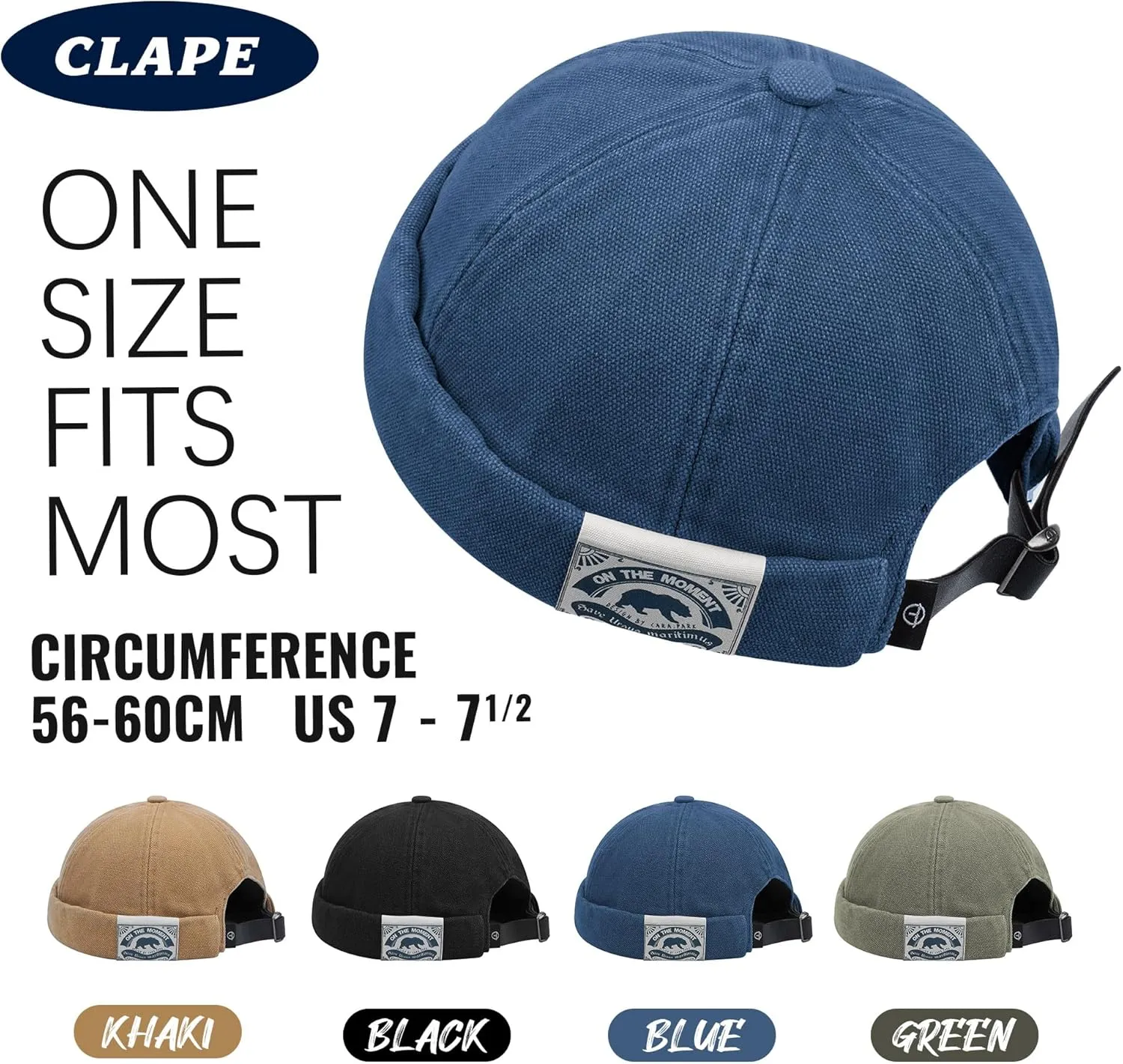 Street Casual Lovers Visor-Less Sailor Skullcap Beanie Hat CLAPE Docker Leon guilty strain interfere knit Harbour Hat Unique 