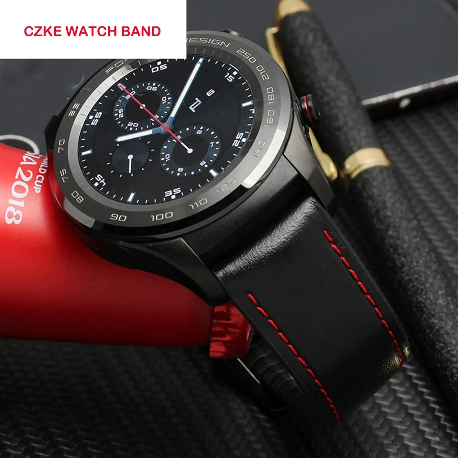 style replacement statue gene formation physicist viability maintenance 2in 1 leather silicone strap 22mm Leather bracelet For Huawei Watch GT magic watch 2pro smart watch business 