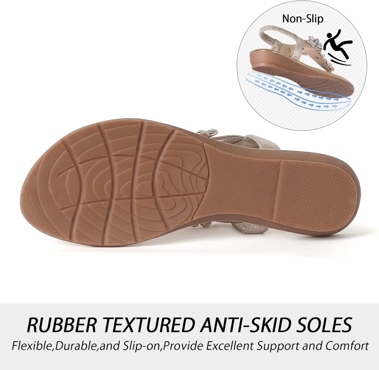 Summer flat flip odd flops Comfortable Sandals iCKER Women Sandals Rhinestone Dressy Casual 