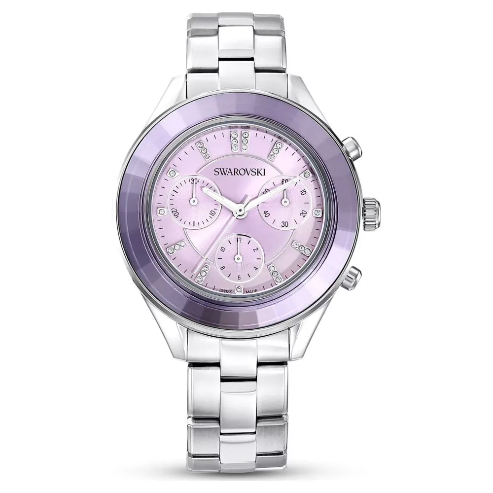 Swarovski Octea Lux Sport Watch Metal bracelet Purple Stainless steel  ONE SIZE
