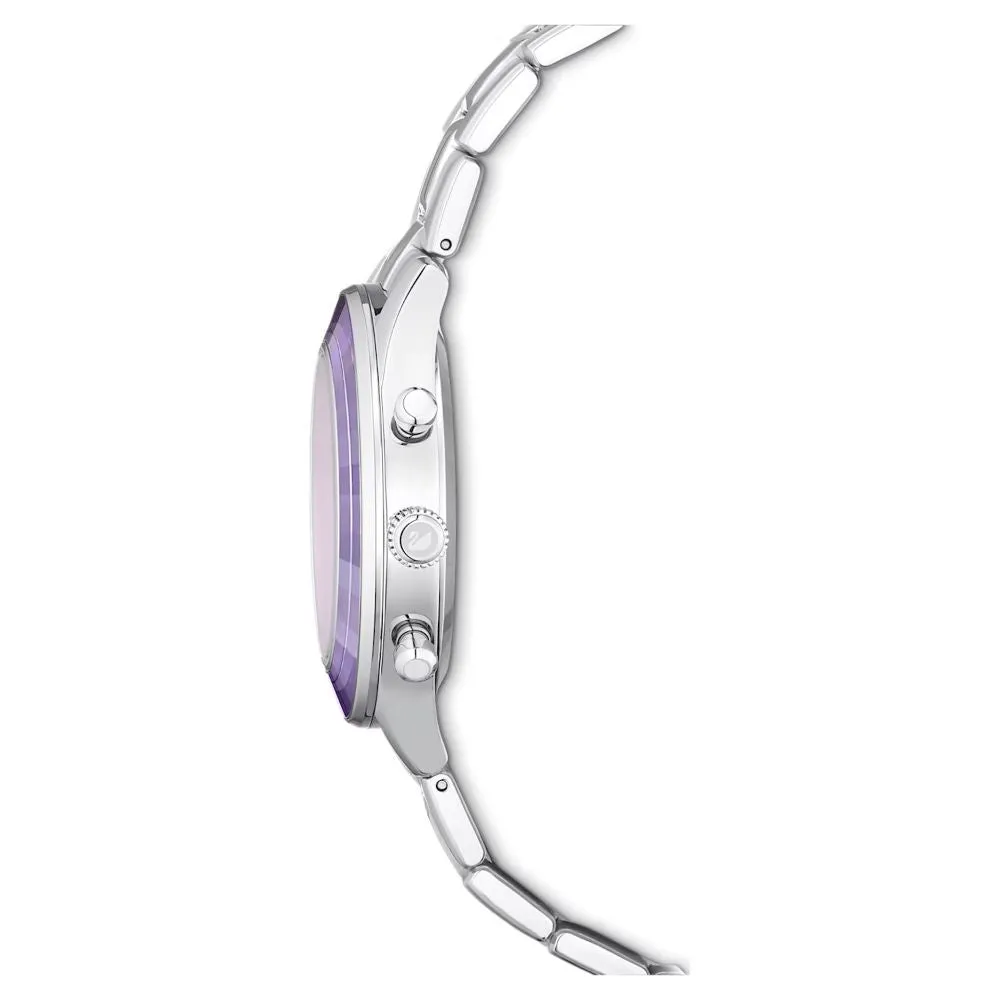 Swarovski Octea Lux Sport Watch Metal bracelet Purple Stainless steel  ONE SIZE