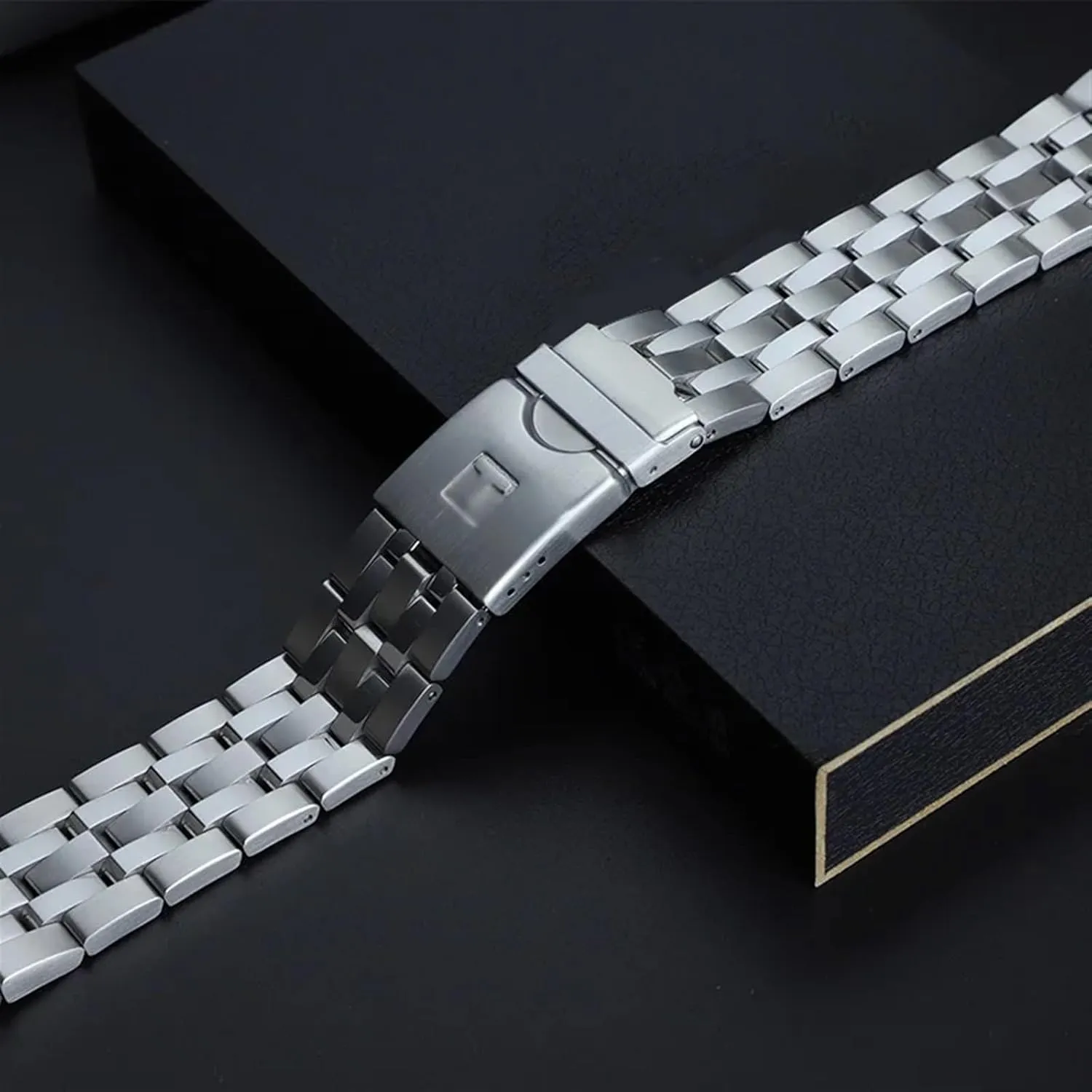 T120407 Men's Fine Steel Watch Strap Chain For completion competitive precision Tissot T120 Starfish Series Wrist Strap 1853 Steel Strap T120407A 