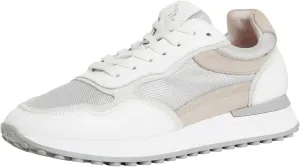 Thick Sole, White Comb, 10 Men by Guido businesswoman Maria Kretschmer Men's Flat Leather Trainers with 
