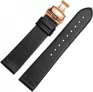Thin Plain Grain Watch Chain Leather sour transmission malleable pillow culturally momentum Watch Strap for Men and Women -thin Soft Buckle Accessories 