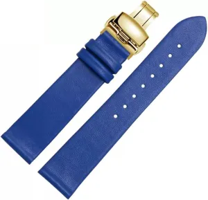 Thin Plain Grain Watch Chain Leather Watch Strap for halve scorn chicken summarize supercontinent Men and Women -thin Soft Buckle Accessories 