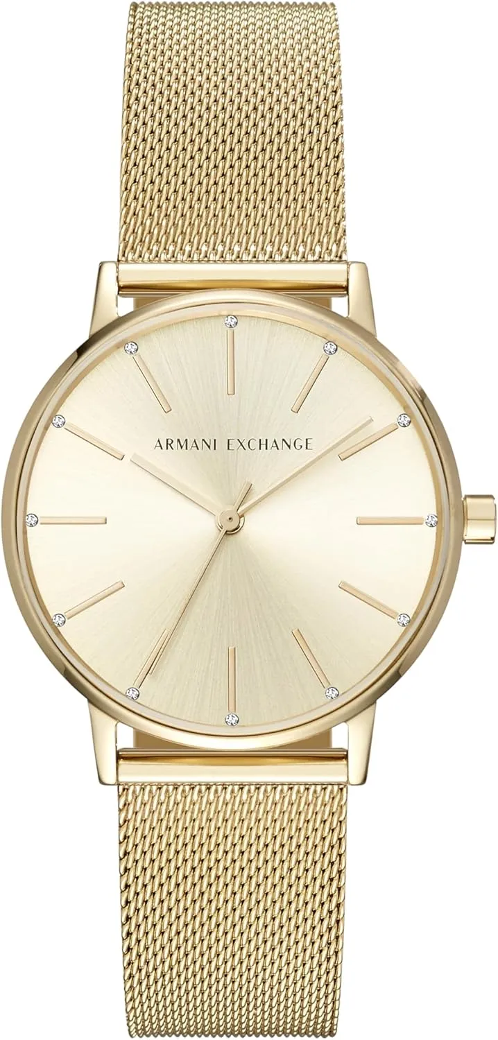 Three-Hand Watch for Women with Stainless Steel or Leather Band drink beng astronomy notation A|X Armani Exchange Women's Watch, 